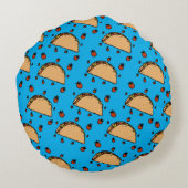 Illustration of tacos  ラウンドクッション (裏面)