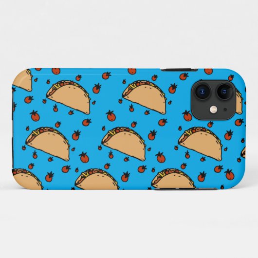 Illustration of tacos Case-Mate iPhoneケース (裏面(横))
