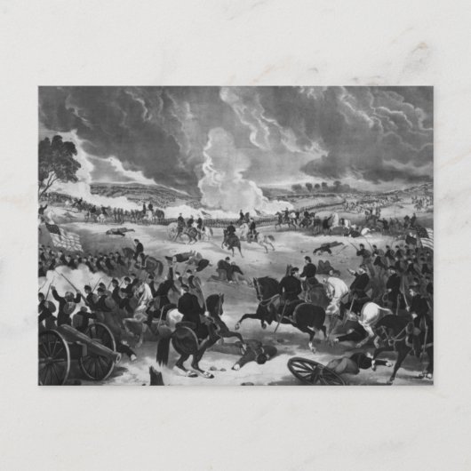 Illustration of the Battle of Gettysburg ポストカード (正面)
