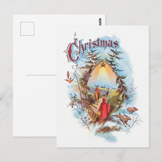 Illustration Of The Biblical Magi ポストカード (正面/裏面)