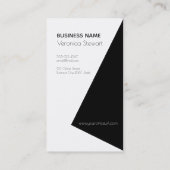 Illustration Officeビジネス女性 名刺 (裏面)