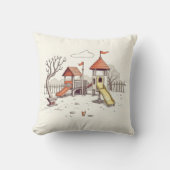 Illustration - playground クッション (正面)