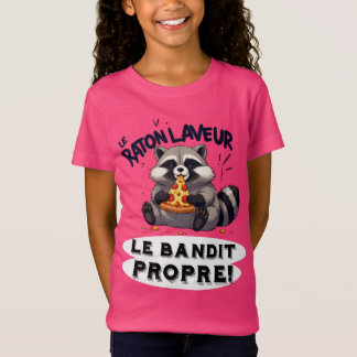Illustration Raton Laveur Humour  Le Bandit Propre Tシャツ