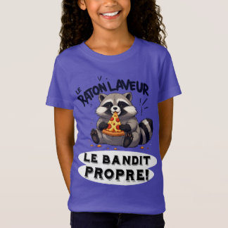 Illustration Raton Laveur Humour  Le Bandit Propre Tシャツ