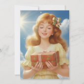 Illustration rétro de Noël シーズンカード (正面)