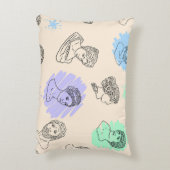 Illustration with the contours of Greek statues. B アクセントクッション (裏面(縦))