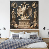 IllyrianAltarRelics-SacredEagleArtBundle I HERSYM  キャンバスプリント (インサイチュ (寝室))