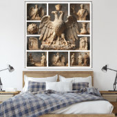 IllyrianAltarRelics-SacredEagleArtBundleII HERSYM キャンバスプリント (インサイチュ (寝室))