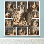 IllyrianAltarRelics-SacredEagleArtBundleII HERSYM キャンバスプリント (インサイチュ (ウッドフロア))