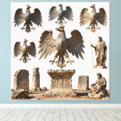 IllyrianAltarRelics-SacredEagleArtBundleV HERSYM  キャンバスプリント (インサイチュ (ウッドフロア))