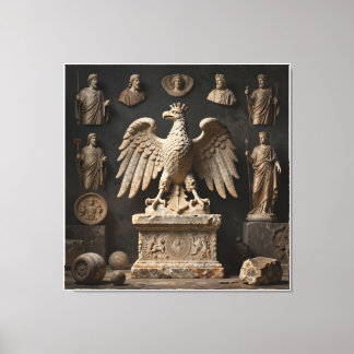 IllyrianAltarRelics-SacredEagleArtBundleVI HERSYM  キャンバスプリント