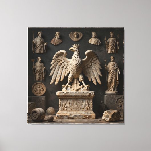 IllyrianAltarRelics-SacredEagleArtBundleVI HERSYM  キャンバスプリント (正面)
