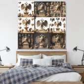 IllyrianAltarRelicsSacredEagleArtBundle IX HERSYM  キャンバスプリント (インサイチュ (寝室))