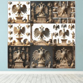 IllyrianAltarRelicsSacredEagleArtBundle IX HERSYM  キャンバスプリント (インサイチュ (ウッドフロア))