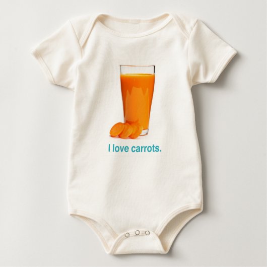 ilobcarrots ベビーTシャツ (正面)