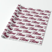 Ilona faded pink personalisiertes Geschenkpapier ラッピングペーパー (アンロールド)