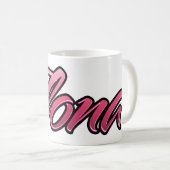 Ilona faded pink Tasse Teetasse Kaffeetasse コーヒーマグカップ (正面右)