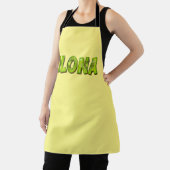 Ilona Name Kiwi Design Küchenschürze Schürze エプロン (インサイチュ)