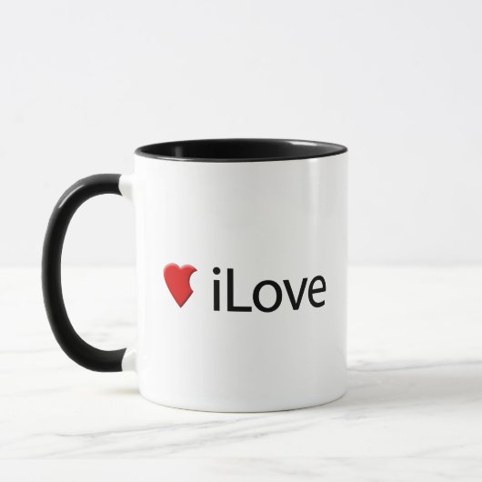 iLove - I Love Parody Coffee Mug マグカップ (左)