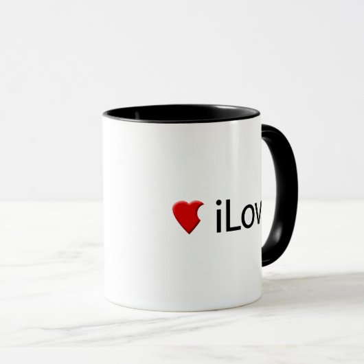 iLove - I Love Parody Coffee Mug マグカップ (正面右)