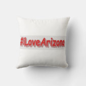 「#iLoveArizona」かわいいデザイン。買今 クッション (裏面)