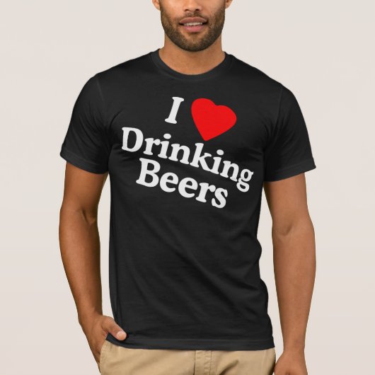ilovedrinkingbeers tシャツ (正面)