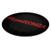 「#iLoveGEORGIA」かわいいデザイン。買今 カッティングボード (角)