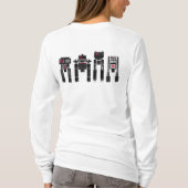 ILOVEHIPHOPのロボット Tシャツ (裏面)