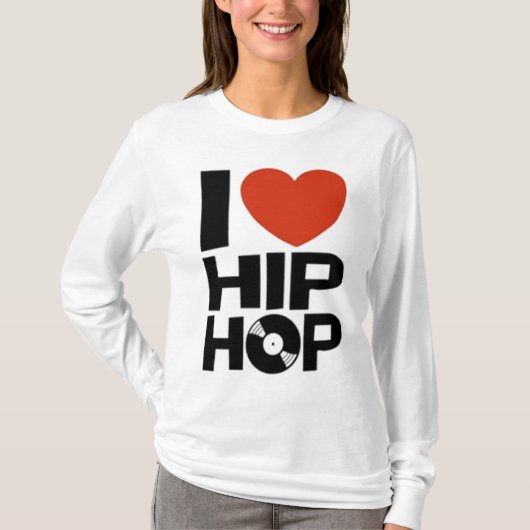 ILOVEHIPHOPのロボット Tシャツ (正面)