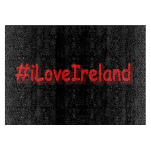 「#iLoveIrelands」かわいいデザイン。買今 カッティングボード (正面)