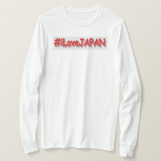 "#iLoveJAPAN" Cute Design. Buy Now Tシャツ (デザイン正面)