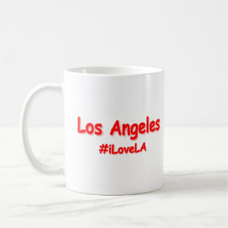 「#iLoveLA」かわいいデザイン。買今 コーヒーマグカップ