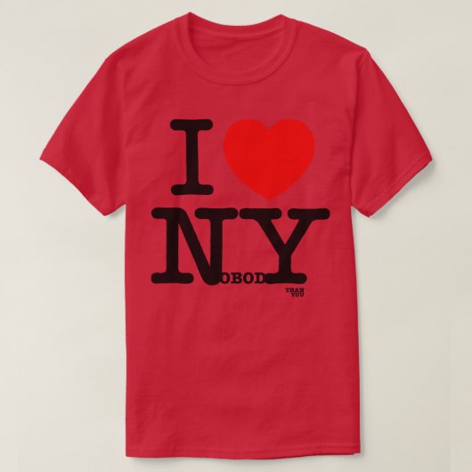 ILoveNobodyThanユーザー Tシャツ (デザイン正面)