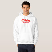 「#iLoveOhioan」かわいいデザイン。買今 パーカ (正面フル)