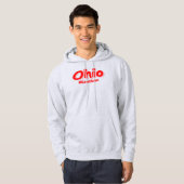 「#iLoveOhioan」かわいいデザイン。買今 パーカ (正面フル)