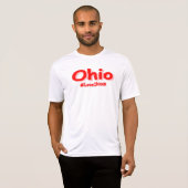 「#iLoveOhioan」かわいいデザイン。買今 Tシャツ (正面フル)