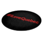 「#iLoveQuebec」かわいいデザイン。買今 カッティングボード (角)