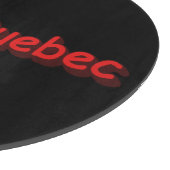 「#iLoveQuebec」かわいいデザイン。買今 カッティングボード (角)