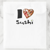 ilovesushipegatina ラウンドシール (バッグ)