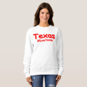 「#iLoveTexian」かわいいデザイン。今買Tシャツ スウェットシャツ (正面フル)