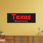 「#iLoveTexian」かわいいデザイン。買今 キャンバスプリント (インサイチュ (リビング))