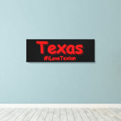 「#iLoveTexian」かわいいデザイン。買今 キャンバスプリント (インサイチュ (ウッドフロア))