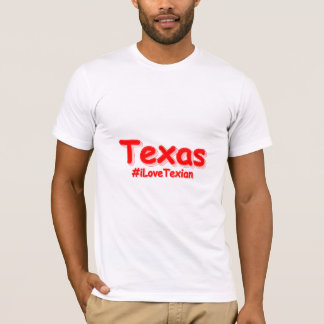 「#iLoveTexian」かわいいデザイン。買今 Tシャツ