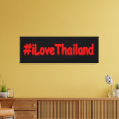 「#iLoveThailand」かわいいデザイン。買今 キャンバスプリント (インサイチュ (リビング))