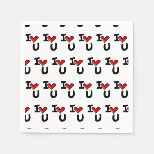 ilovu   スタンダードカクテルナプキン (正面)