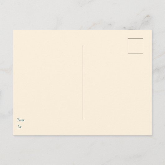 Ilustração Botânica em Rosa com Frase "Let it Be" ポストカード (裏面)