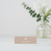 Ilustración de colibrí elegante スキニー名刺 (スタンド正面)