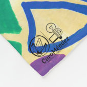  Ilustración de Mola1 フリースブランケット (角)