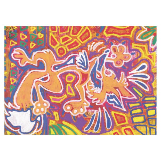 Ilustración de Mola2 テーブルクロス (正面(横))