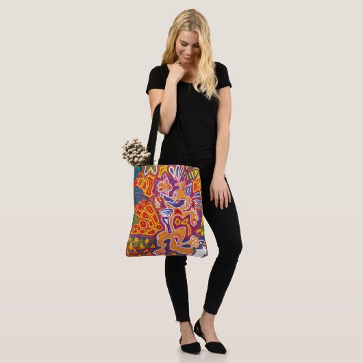  Ilustración de Mola2 トートバッグ (モデル)